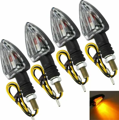 Produktbild von Blinker Set Motorrad RP2 E-Prüfzeichen 4 Stück klar sw