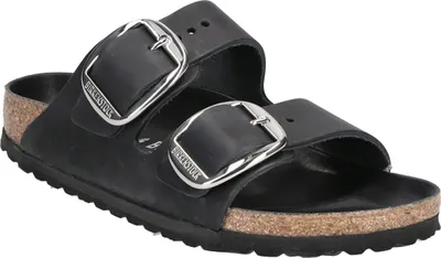 Immagine prodotto di Birkenstock sandalo Arizona Big Buckle, pelle liscia, nero, donna
