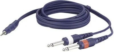 Produktbild von DAP-Audio FL31 – Stereo-Miniklinkenstecker auf 2 Mono-Klinkenstecker L/R, 1,5 m