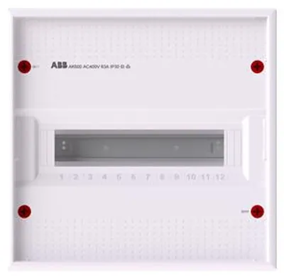 Produktbild von Striebel AP Verteiler 1x12 PLE AK612N2 ohne Tür IP30