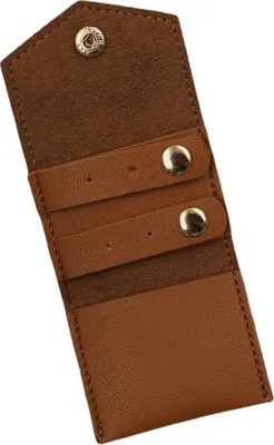 Produktbild von INF Schmuckkasten aus Leder für Ohrringe, Ringe, Halskette - Reisefreundlich
