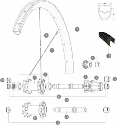 Produktbild von Mavic Freilaufkörper FreewheelBody KIT FWB ITS4 2012 ohne Sperrklinken / Pawls