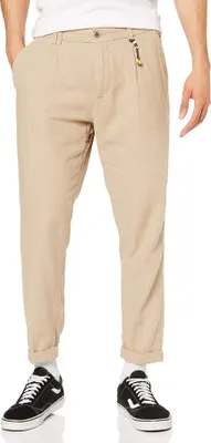 Produktbild von 23260 Jack & Jones, Iace Milton, Herren Jeans Hose, Leinenmischgewebe, kelpbeige, W 29 L 32