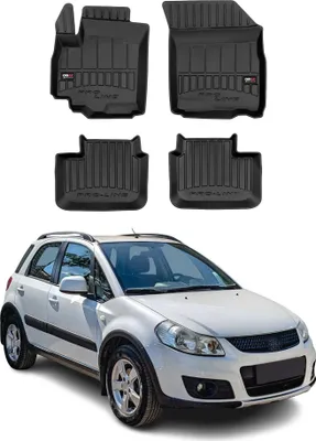 Produktbild von 2006-2013 Suzuki SX4 Fußmatten TPE Schwarz 4 tlg