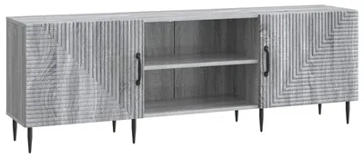 Obrázok produktu pre vidaXL TV stolík, sivý, Sonoma, 150 x 31 x 50 cm, drevotrieska