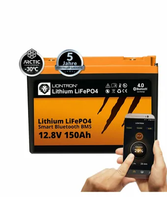 Produktbild von LIONTRON LiFePO4 12,8V 150Ah LX Arctic BMS mit Bluetooth