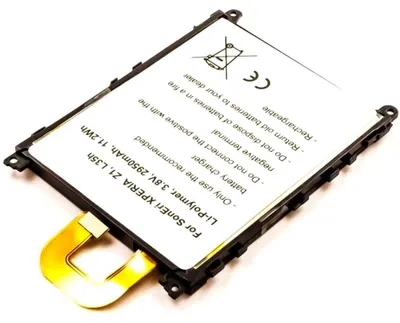 Produktbild von CoreParts MSPP2892, Akku, Sony, Schwarz, Lithium Polymer (LiPo), 2300 mAh, 3,8 V