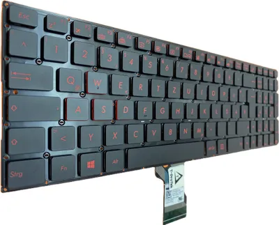 Productafbeelding van Toetsenbord zonder rand, met verlichting, compatibel met ASUS Q534UX, Q553UB