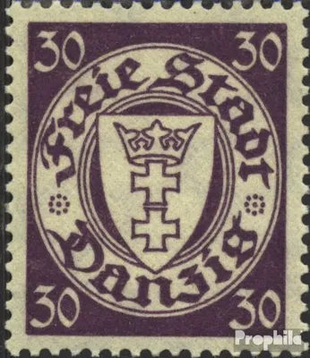 Produktbild von Briefmarken Danzig 1935 Mi 247 postfrisch Staatswappen