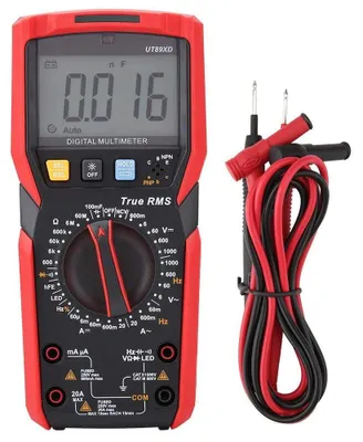 Imagen del producto de Multímetro digital, medidor de voltaje, sensor de corriente con control de temperatura