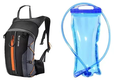 Image de Sac à dos, étanche, compatible avec système d'hydratation, 10 litres, couleur orange