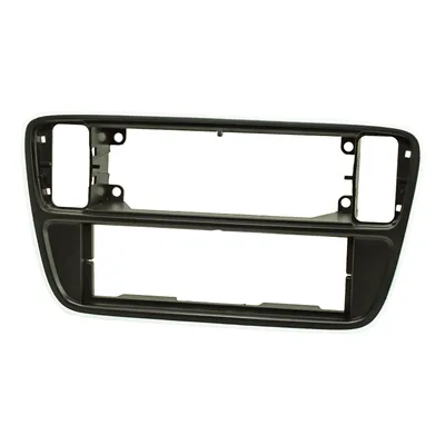 Produktbild von Radioblende kompatibel mit VW UP Seat Mii Skoda City Go ab 2011 schwarz / weiß