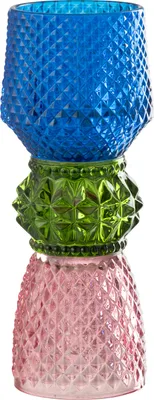 Produktbild von J-Line Candleholder Jazzy Glass Mix