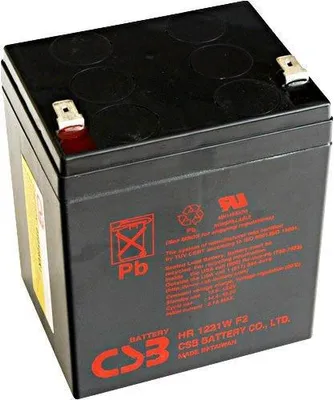 Obrázek produktu pro Gelová baterie CSB HR1221W F2, 12V, 5,3Ah