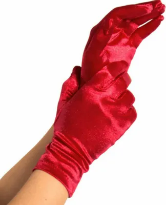 Imagen del producto de Leg Avenue - Guantes Satin Rojo
