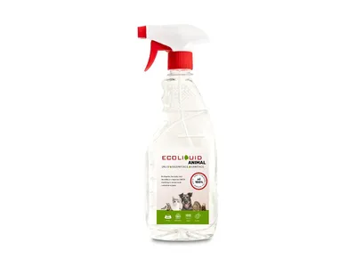 Obrázek produktu pro ECOLIQUID Animal Dezinfekce a čištění potřeb pro domácí mazlíčky, sprej 500 ml