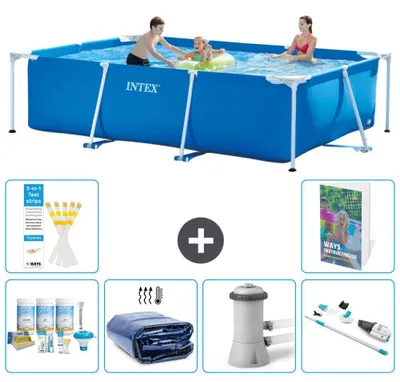 Obrázok produktu pre Obdĺžnikový bazén s rámom – 300 x 200 x 75 cm – 7 dielov  S165