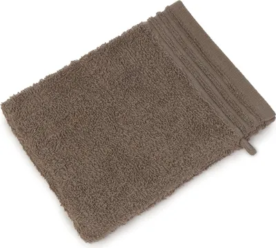 Produktbild von GÖZZE Waschhandschuh HAMBURG taupe BL 16x21 cm braun