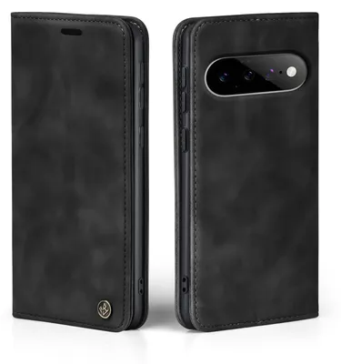 Produktbild von Handy Hülle für Google Pixel 11 / 11 Pro Klapphülle Bookcase Flip Cover Handy Tasche Etui Farbe: Schwarz