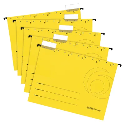 Immagine prodotto di cartella sospesa herlitz UniReg easyorga, A4, lati aperti, giallo
