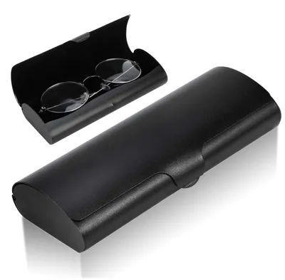 Produktbild von Hifot Brillenetui hardcase Aluminium, Metall Lesebrillenetui hartschalen schwarz