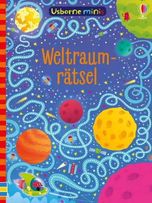 Produktbild von Usborne Minis Rätselbuch Weltraumrätsel über 20 knifflige Rätsel