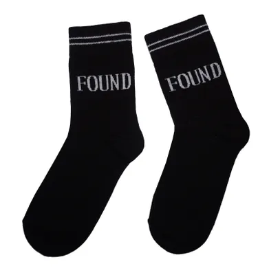 Produktbild von Herren Basic Socken aus Baumwolle Found Schwarz Größe 43-46