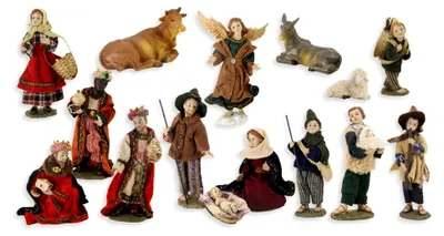 Produktbild von Alpenländische Krippenfiguren, Ankleidefiguren