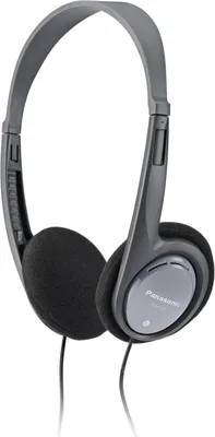 Produktbild von Panasonic RP-HT090, Kabelgebunden, 16 - 22000 Hz, TV, 60 g, Kopfhörer, Schwarz, Grau