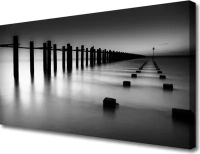 Produktbild von Tulup Leinwand-Bilder 100x50 Wandbild Canvas Kunstdruck Nebel Architektur