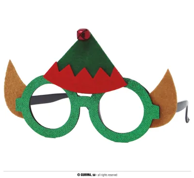 Produktbild von Witzige Weihnachtselfen Brille