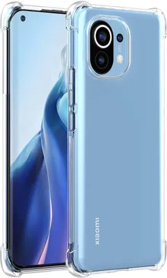 Immagine prodotto di Custodia Xiaomi Mi 11, Paraurti trasparente in TPU morbido, Custodia protettiva antiurto per Xiaomi Mi 11