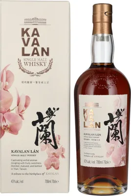 Image de Kavalan LÁN Single Malt Whisky 43% Vol. 0,7l en boîte cadeau
