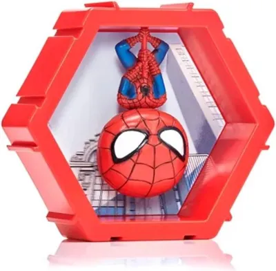 Obrázek produktu pro MARVEL, figurka Spider-Man s 4D čočkou, dekorativní a připojitelná, červená