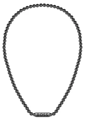 Produktbild von Schwarzes Stahlcollier mit Sphere-Perlen 1580657