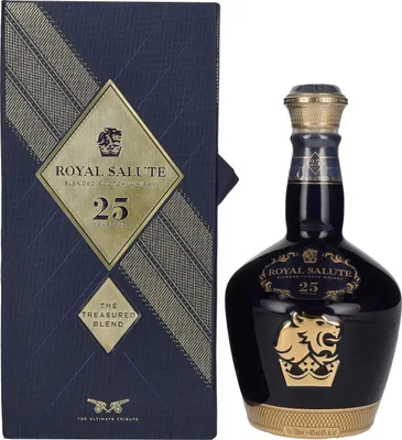 Produktbild von Royal Salute 25 Years Old THE TREASURE BLEND 40% Vol. 0,7l in Geschenkbox