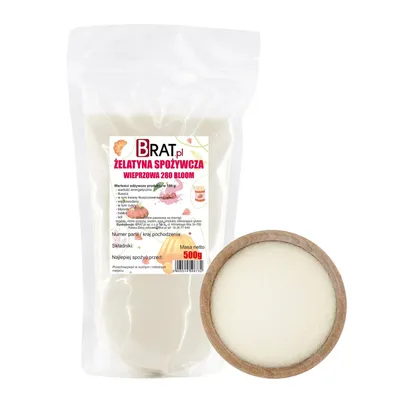 Image de Gélatine de porc 280 Bloom 500g Brat.pl