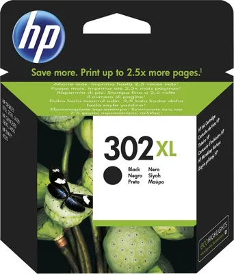 Immagine prodotto di Cartuccia d'inchiostro HP n. 302XL F6U68AE nero Confezione da 60 cartucce