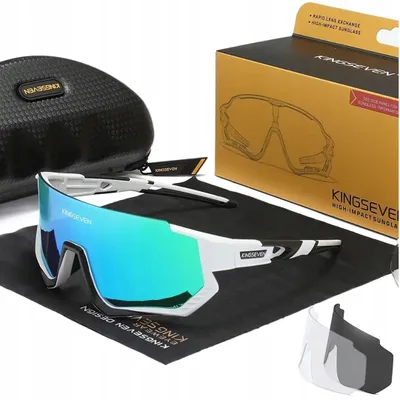 Image de Lunettes De Sport Polarisées Pour Vélo 3 Lentilles Interchangeables