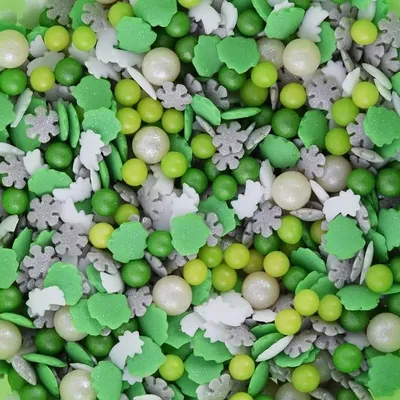 Image de Paillettes de sucre CHRISTMAS FUN 50 g