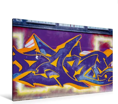 Produktbild von Calvendo Textil-Leinwand 120 cm x 80 cm quer Graffiti Gamigstraße Jugendclub e.V., Meutzner Dirk; 7281143