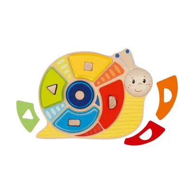 Image de Jeu de tri des couleurs et des formes Escargot