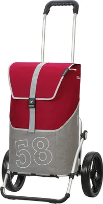 Image de Andersen SHOPPER MANUFAKTUR chariot de courses Royal Shopper Filip 46L Red rouge