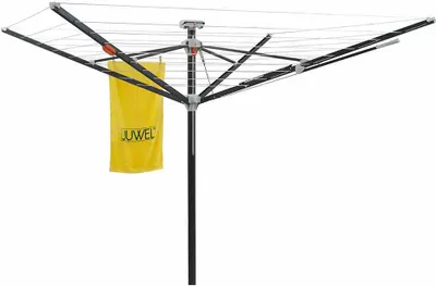 Obrázok produktu pre Juwel Juwel Futura Elegant XXL Lift rotačný sušiak - vrátane kotvy do zeme a ochranného krytu - 51,5 m