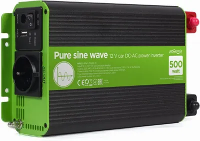 Image de gembird 12 V DC-AC-Wechselrichter für Autos, 500 W