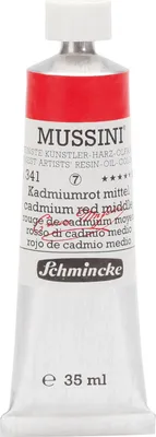 Schmincke 35ml MUSSINI Kadmiumrot mittel Öl 10 341 009