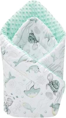 Imagen del producto de Manta de algodón Minky, 75x75 cm, de doble cara, para bebés y niños