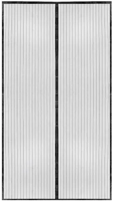 Obrázok produktu pre Čierne magnetické dvere – automatické zatváranie – 100 x 210 cm – s lepiacou páskou a magnetickým pásikom
