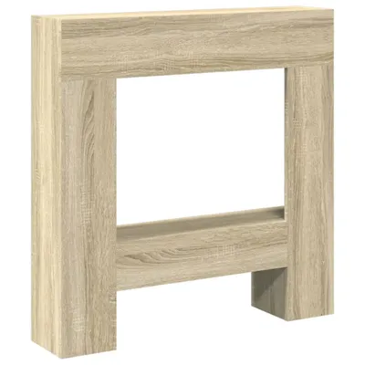 Zdjęcie produktu dla vidaXL Obudowa kominka dąb sonoma 81x18x82 cm materiał drewnopochodny