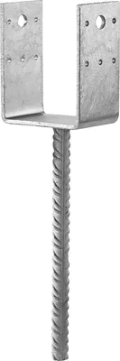 Produktbild von Simpson Pfostenträger zum Einbetonieren - U Pfostenanker für Beton, PPD 140/90G feuerverzinkt ETA 07/0285